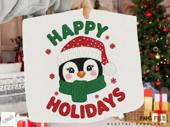 Download Happy Holidays Penguin PNG - Happy Collection