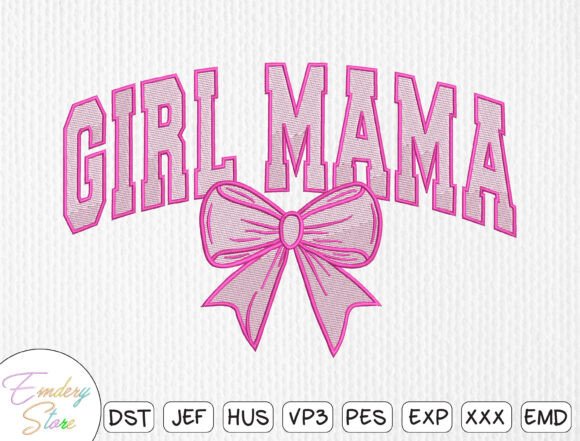 Download Mother Day, Girl Mama Embroidery Design - Mother Collection