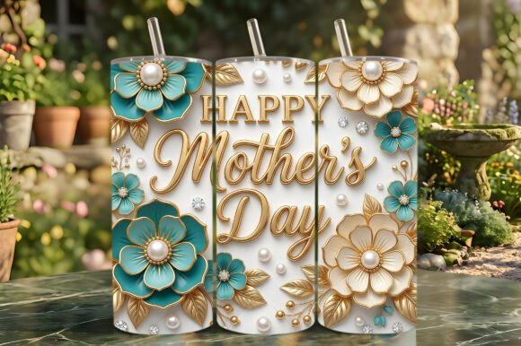 Download 3D Elegant Floral Happy Mother's Day - Mother Collection