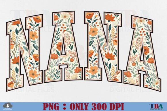 Download Boho Floral Nana PNG, Mother's Day Gift - Mother Collection