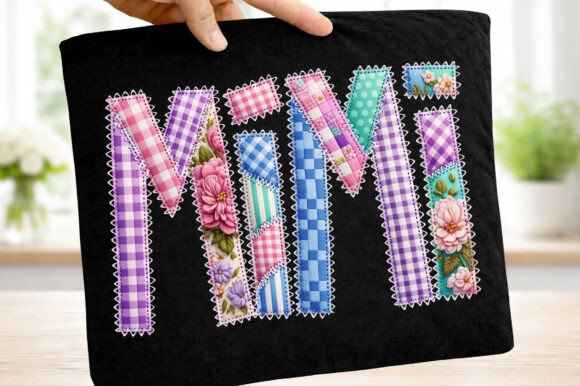 Download Mimi Mom Mama Patchwork Mother's Day Png - Mother Collection