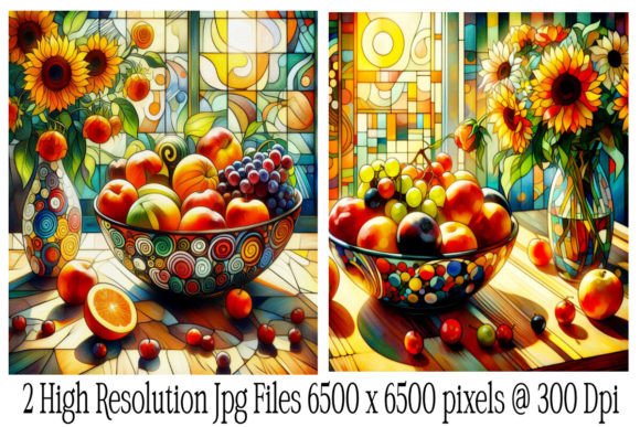 Download Still Life Art - Fruit and Flowers Set 2 - Premium Resources