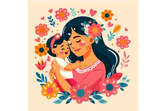 Download Hand Drawn Mothers Day Illustration - Mother Collection