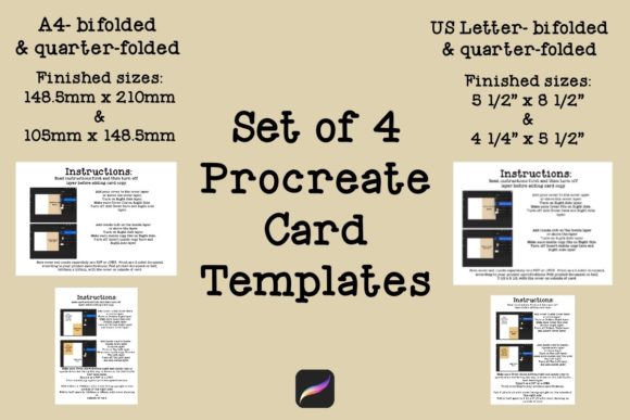 Download Procreate Greeting Card Templates - Plate Collection