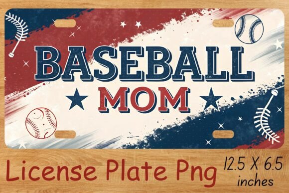 Download Baseball Mom License Plate - Plate Collection