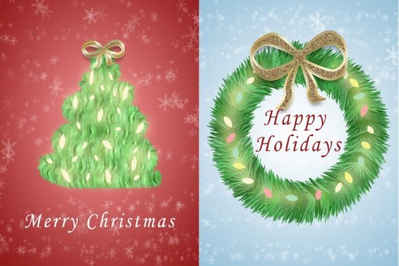Download Happy Holidays &amp; Merry Christmas Graphic - Happy Collection