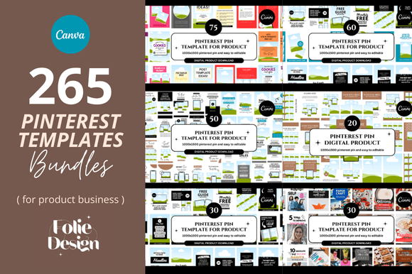 Download 265 Pinterest Templates Bundle - Plate Collection