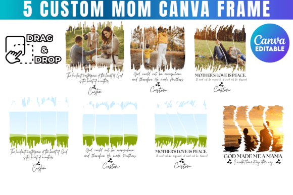 Download 5 Custom Mother’s Day Canva Template - Plate Collection