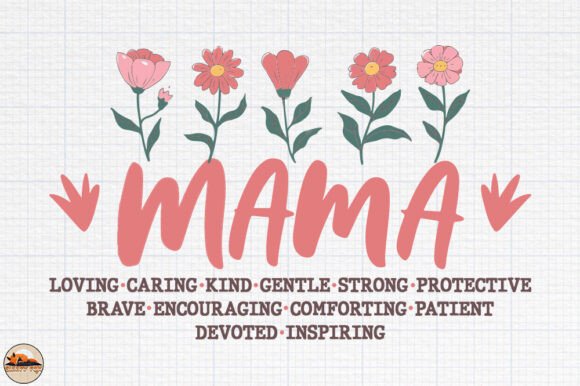 Download Mama Flower SVG, Mother’s Day PNG - Mother Collection