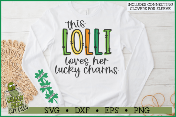 Download Lolli Loves Her Lucky Charms Sleeve SVG - Premium Resources